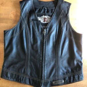 Harley Davidson leather vest